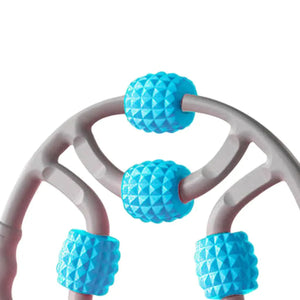 Multi-Functional 8-Roller Ring Massager for Deep Tissue Leg Shaping