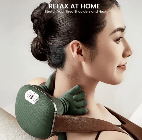 Cordless 6D Deep Kneading Neck and Shoulder Heated Massager