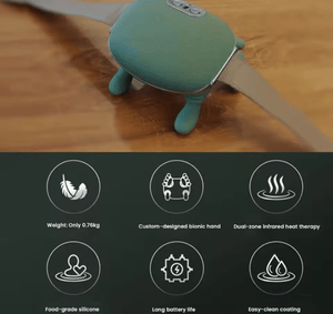 Cordless 6D Deep Kneading Neck and Shoulder Heated Massager