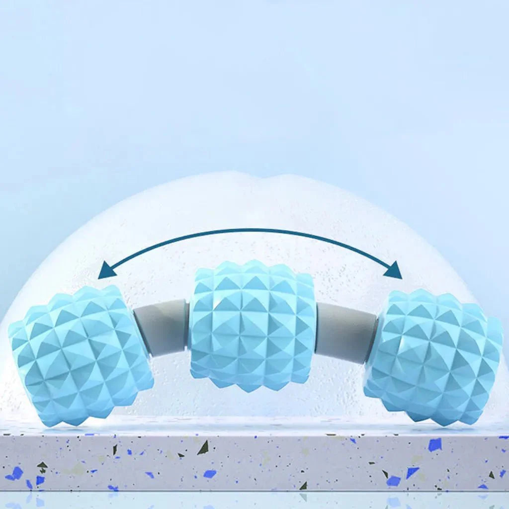 Multi-Functional 8-Roller Ring Massager for Deep Tissue Leg Shaping